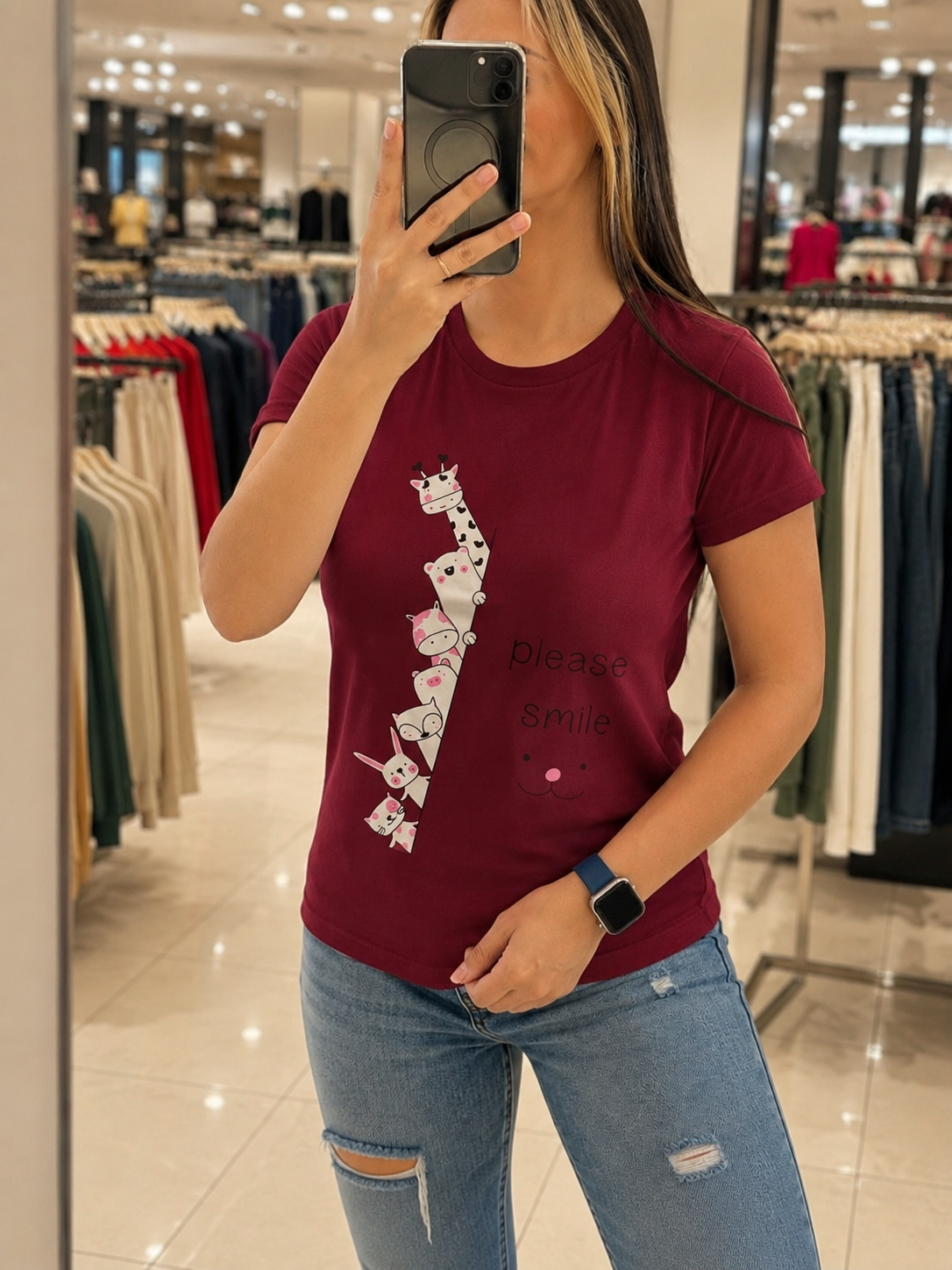 تیشرت لبخند